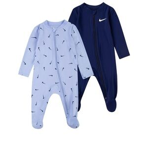 Nike Kids Footies - Light Blue and Dark Blue